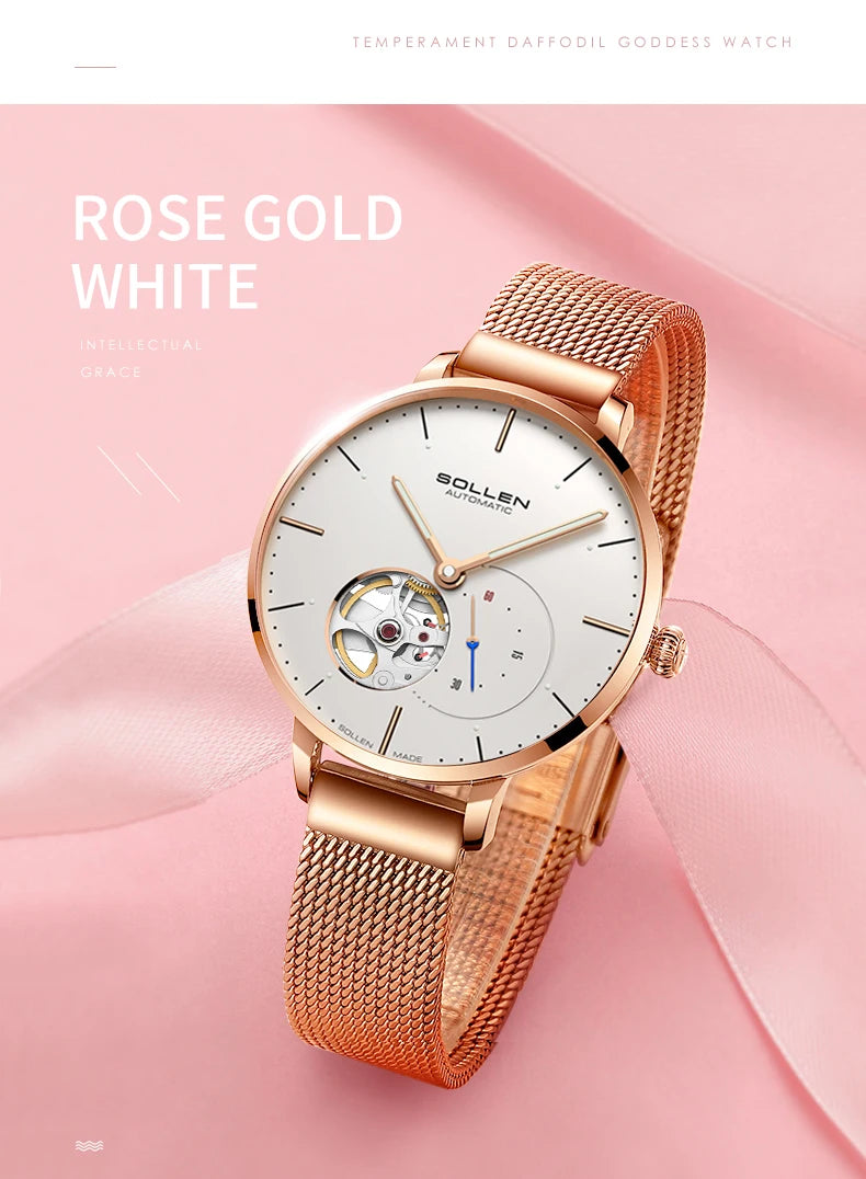 SOLLEN Automatic Mechanical Women's Watch