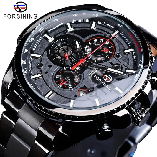 FORSINING Classic Men's Stainless Steel watch